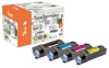 111725 - Peach Spar Pack Tonermodule kompatibel zu KU052-KU055, 593-10258/59/60/61 Dell