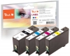 Peach Multipack avec puce, XL, compatible avec  Lexmark No. 150XL
