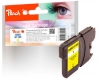 Cartouche d'encre Peach jaune, compatible avec  Brother LC-980Y, LC-1100Y