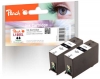 Peach Twin Pack cartouche d'encre noire, compatible avec  Lexmark No. 150XLBK*2, 14N1614E, 14N1636