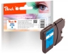 318581 - Peach Ink Cartridge cyan, compatible with LC-980C, LC-1100C Brother